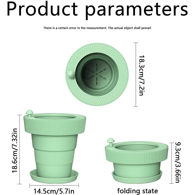 Silicone Foldable Flower Pot