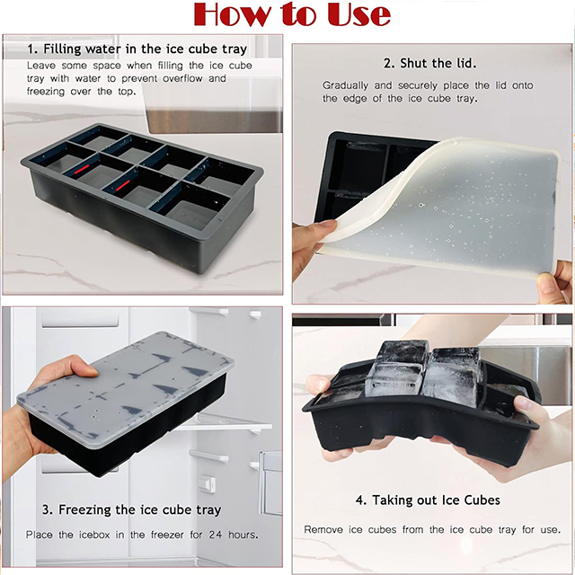 Personalized Silicone Ice Cube Trays