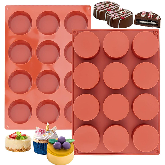 Silicone Mini Cake Baking Molds