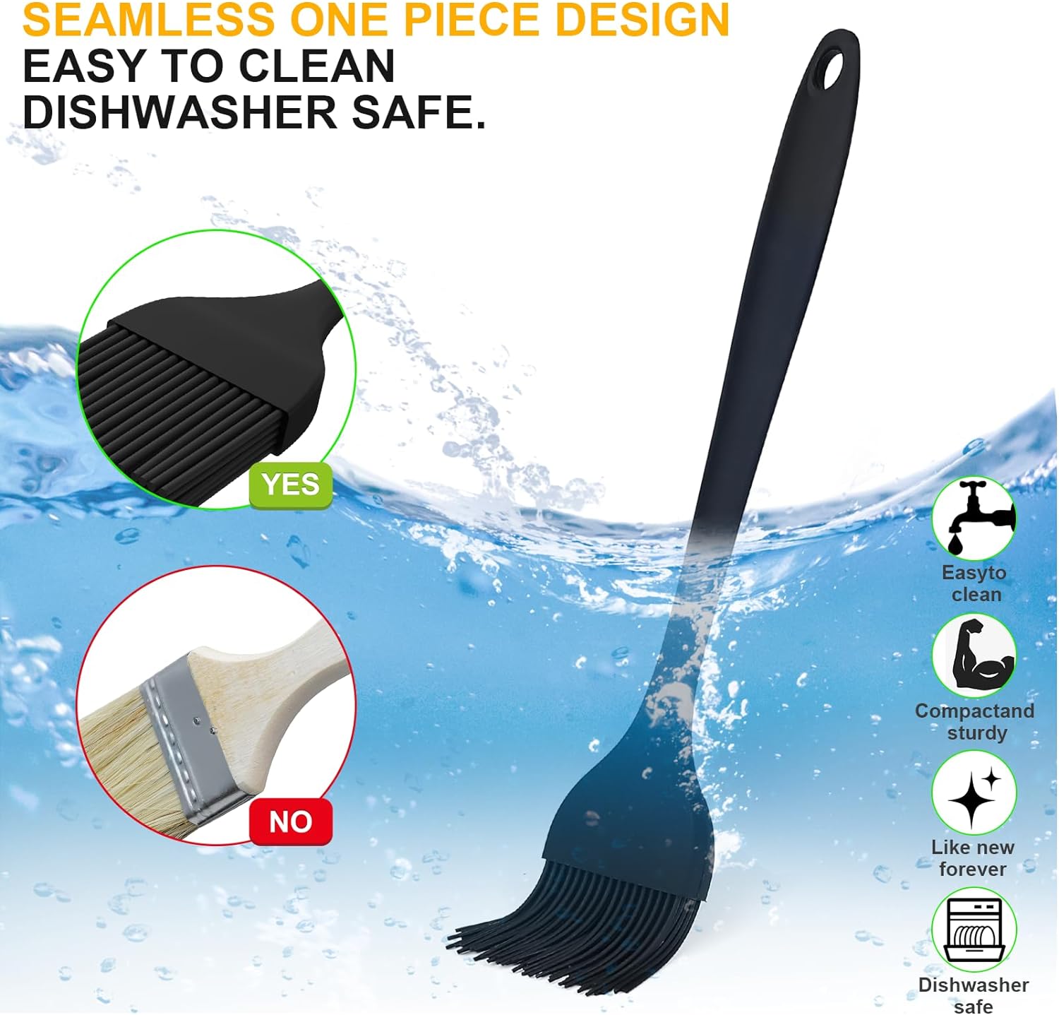Kitchen Silicone Oil Brush