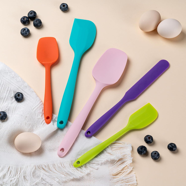 5 Piece Rubber Spatulas for Baking