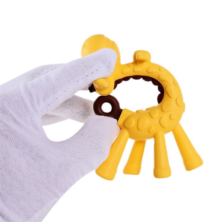 Silicone Giraffe Teether