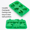 DIY Christmas Tree & Hat Silicone Baking Mold Set - 6 Piece Cake & Chocolate Mold Kit