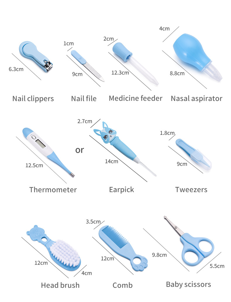 Premium 9-Piece Baby Care Set – Safe, Gentle & Essential Tools for Your Little One
