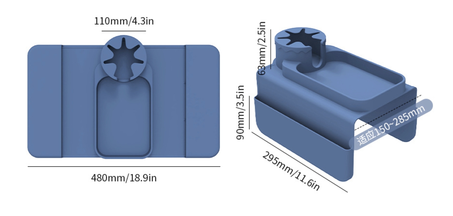 Silicone Sofa Armrest Storage