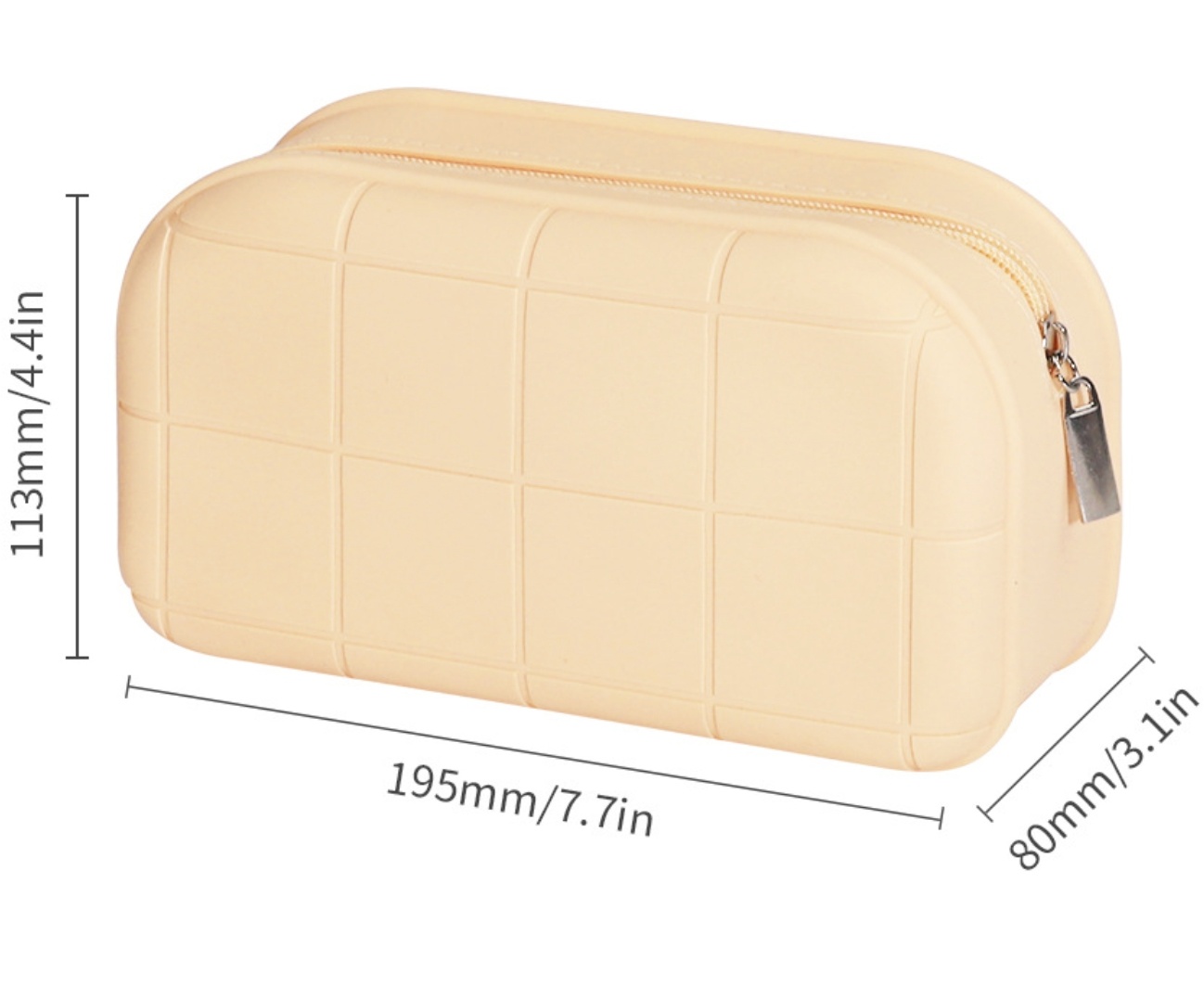 Silicone Large Capacity Cosmetic Bag