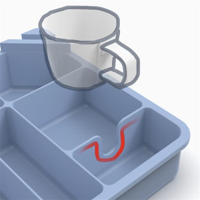 Silicone Sofa Snack Storage Tray