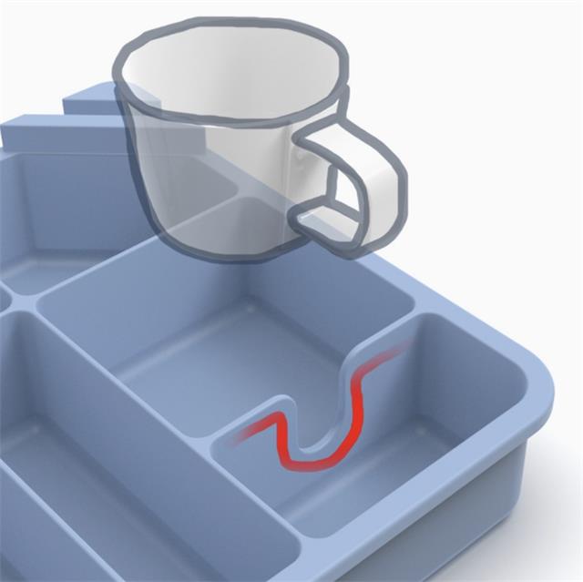 Silicone Sofa Snack Storage Tray