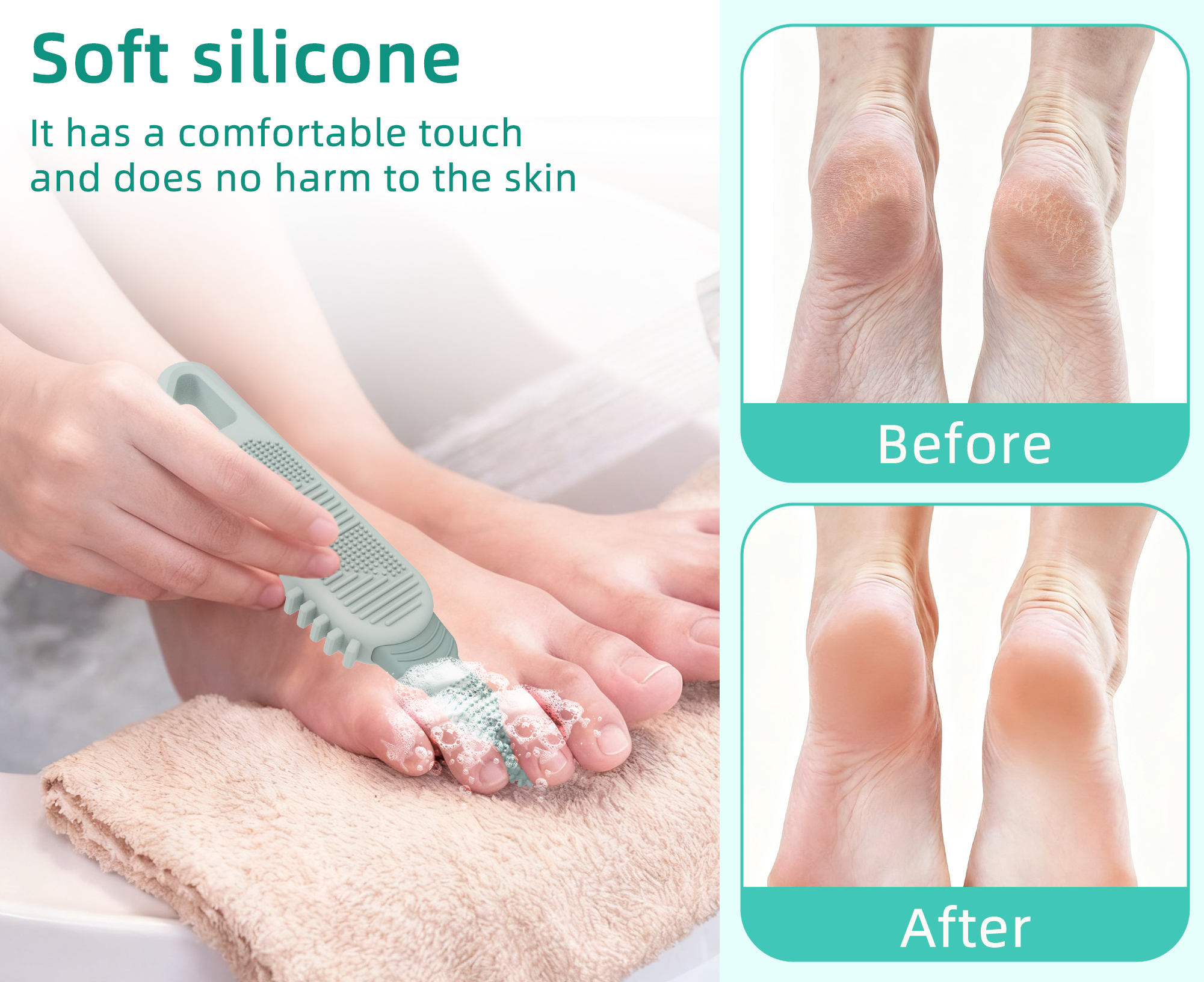 New Hot-Selling Cross-Border Foot Crevice Cleaning Brush