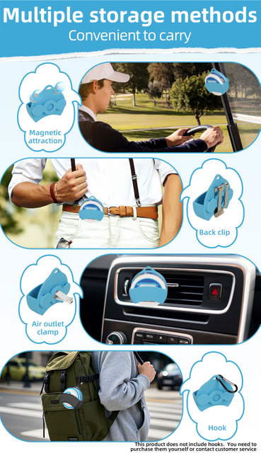 Cross-Border Trending Magnetic Sun Visor Storage Rack