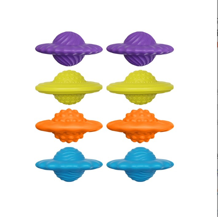 Amazon New Cross-Border UFO Flying Saucer Stress Relief Toy Silicone Decompression Educational Magnetic Sensory Customizable for Children.