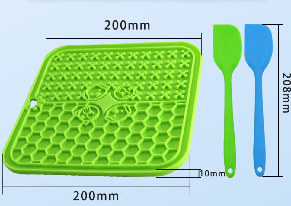 Square Suction Cup Pet Food Mat