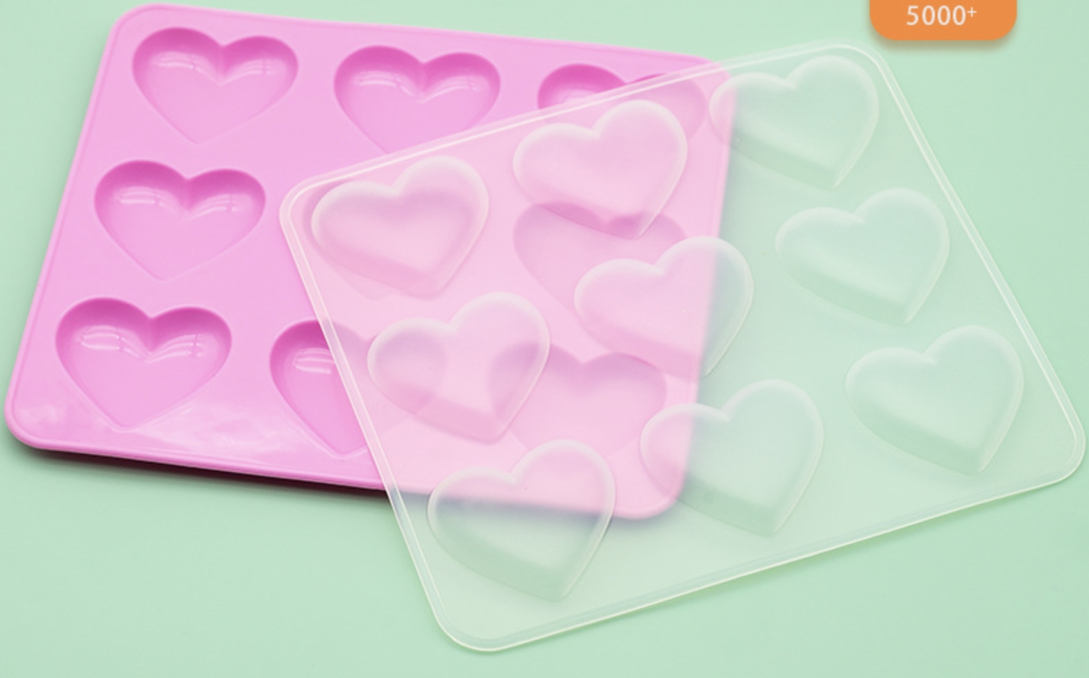 Silicone Heart Candy Mold