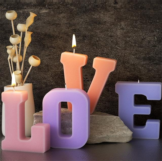 Letter Candle Moulds