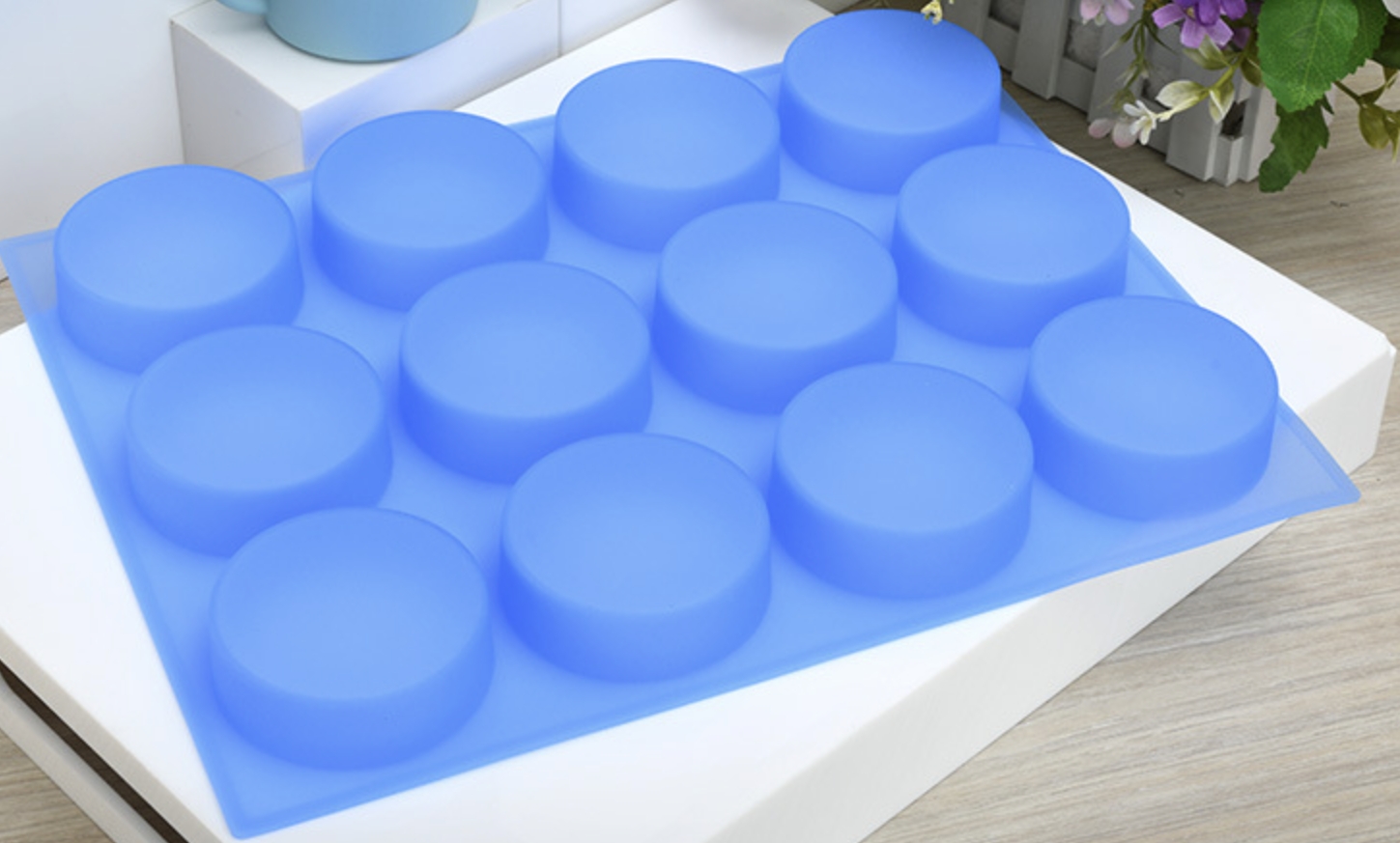 Silicone Round Handmade Soap Mold 