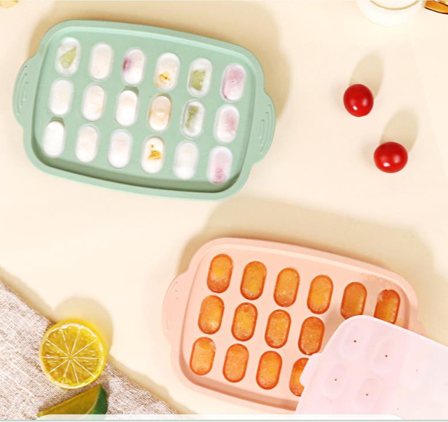 Silicone Baby Food Ice Tray