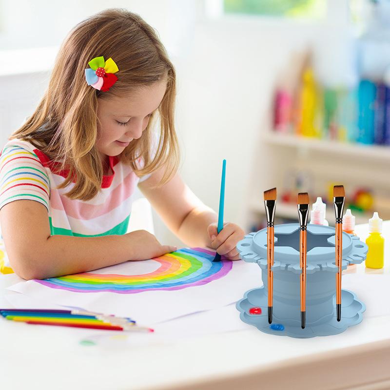 Silicone Oil Painting Brush Holder