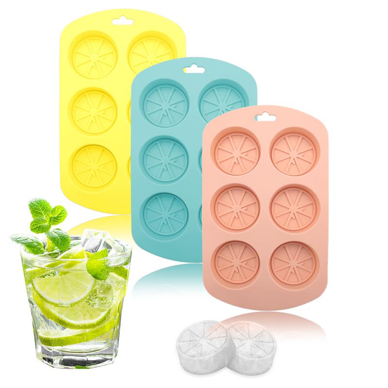 Silicone six-grid ice cube mold (9)