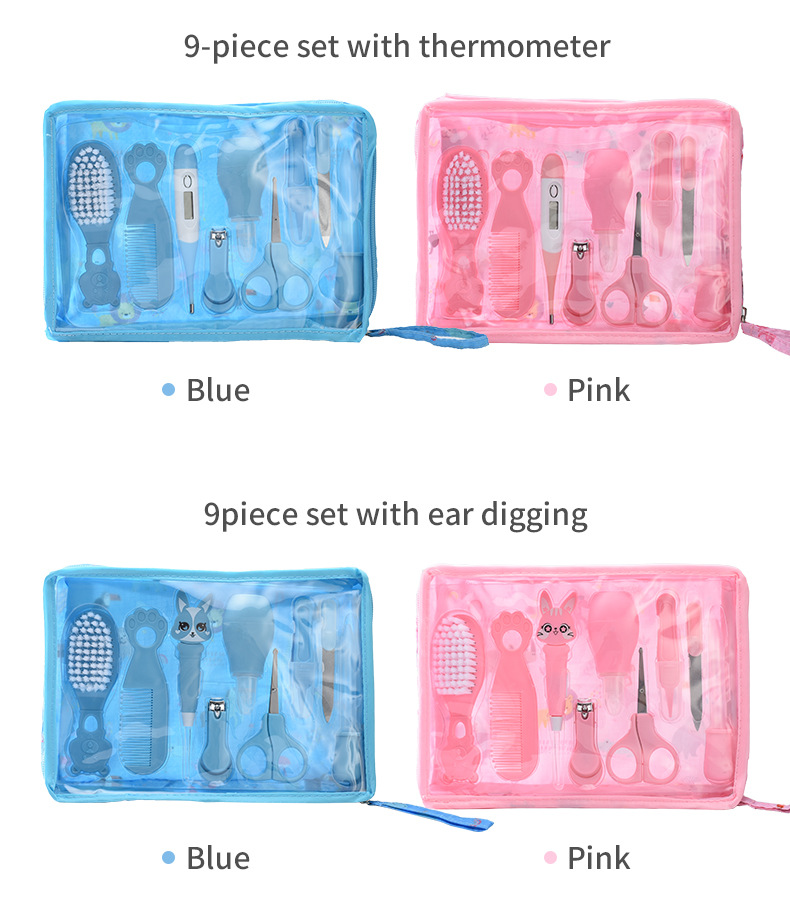Premium 9-Piece Baby Care Set – Safe, Gentle & Essential Tools for Your Little One