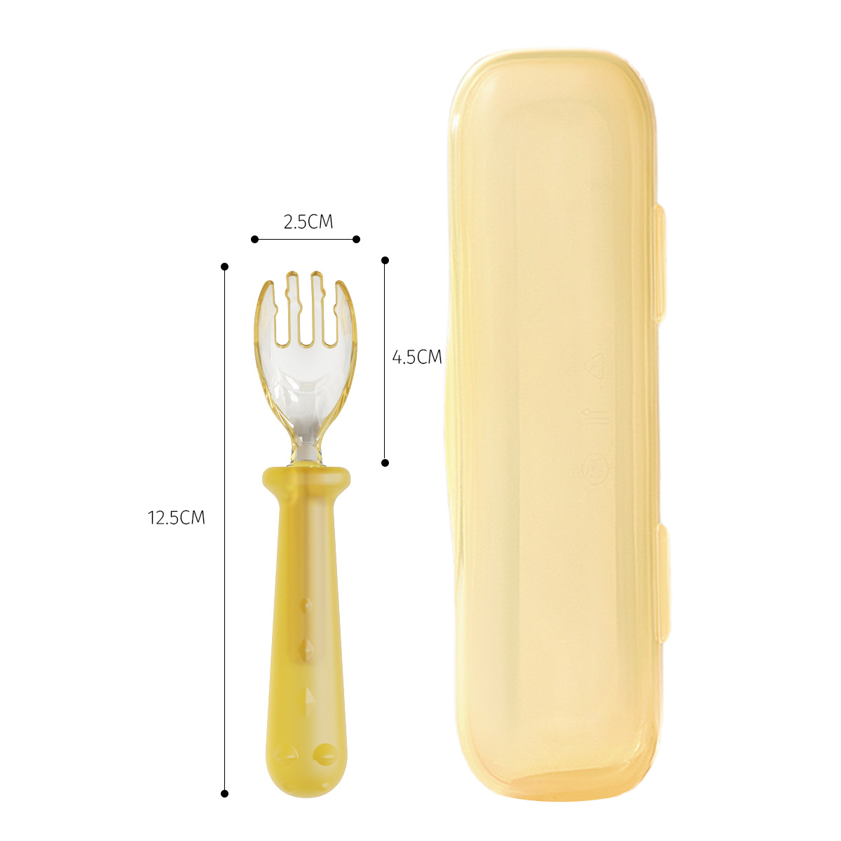 Baby spoon silicone spoon baby silicone soft spoon newborn baby children soft spoon tableware set wholesale (4)