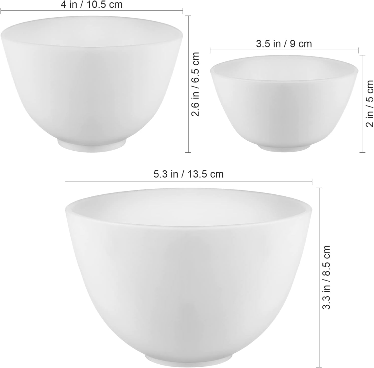 Silicone Facial Mask Mixing Bowls