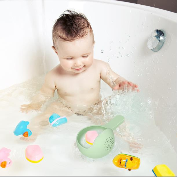 Silicone Baby Bath Water Scoop
