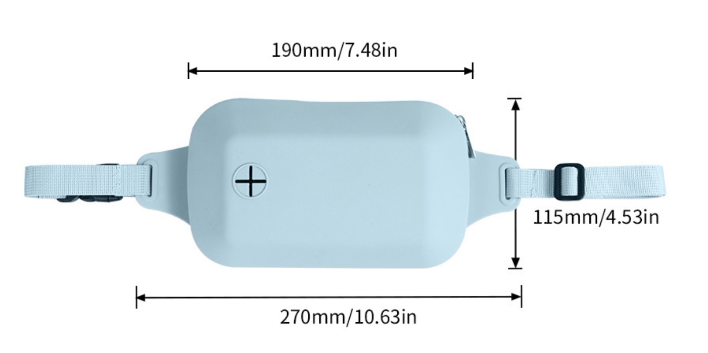 Pet Silicone Waist Bag