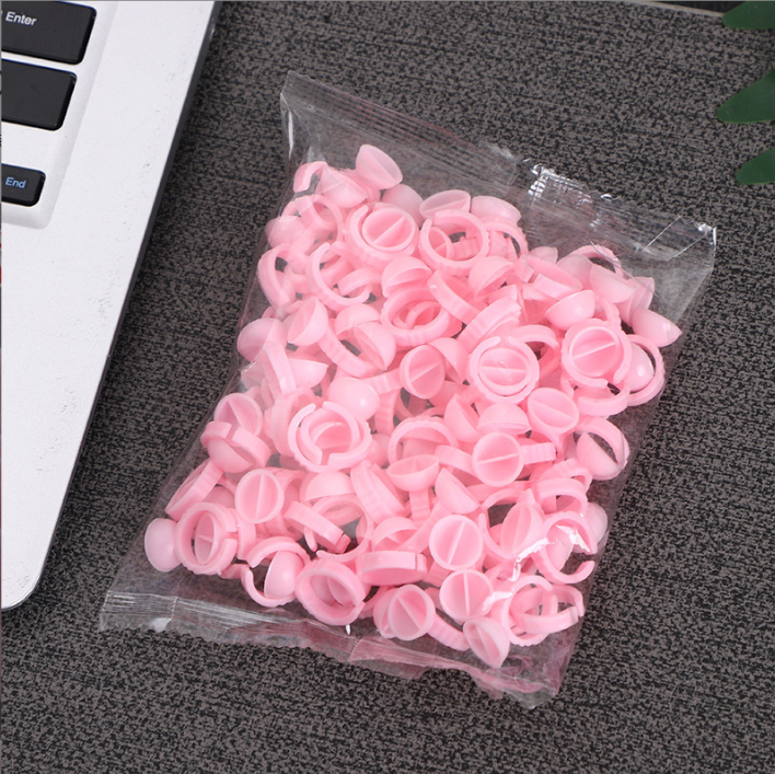 Cross-border False Eyelash And Microblading Pigment Cup, Eyebrow Ring Cup, Eyelash Extension Glue Ring Cup, Available in Large, Medium, And Small Sizes