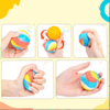 Amazon Hot-Selling Silicone Ball Grip Finger Strength Sensory Stone Stress Relief Toy Tactile Decompression Toy Ball.