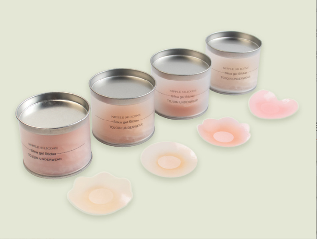 Custom-made solid silicone nipple covers with adhesive, anti-slip, waterproof, sweat-proof, invisible, seamless, thin breast pasties