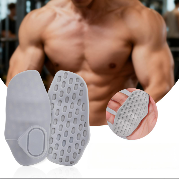 Non-slip Silicone Palm Guard Pads, Fitness Pull-up Bar Gloves, Hand Protection for Training, Weightlifting, Strength Grip, Anti-slip Pads