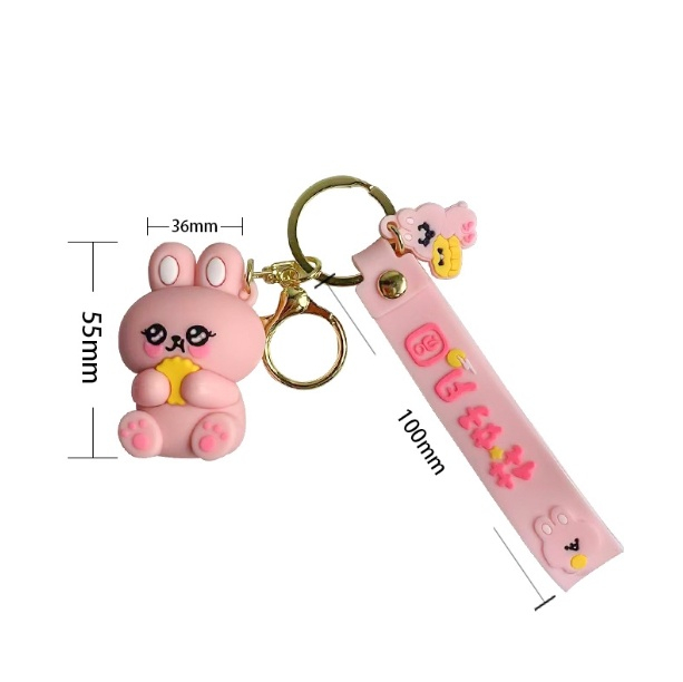 Soft Rubber Keychain
