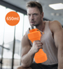Foldable dumbbell water cup
