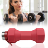 Foldable dumbbell water cup