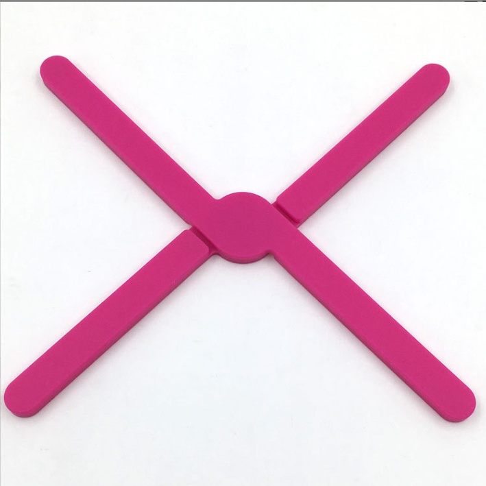 New Cross-Border Creative Storage Silicone Heat-Resistant Mat, Foldable Tableware Anti-Scald Pot Mat, Kitchen Gadget, Wholesale in Stock