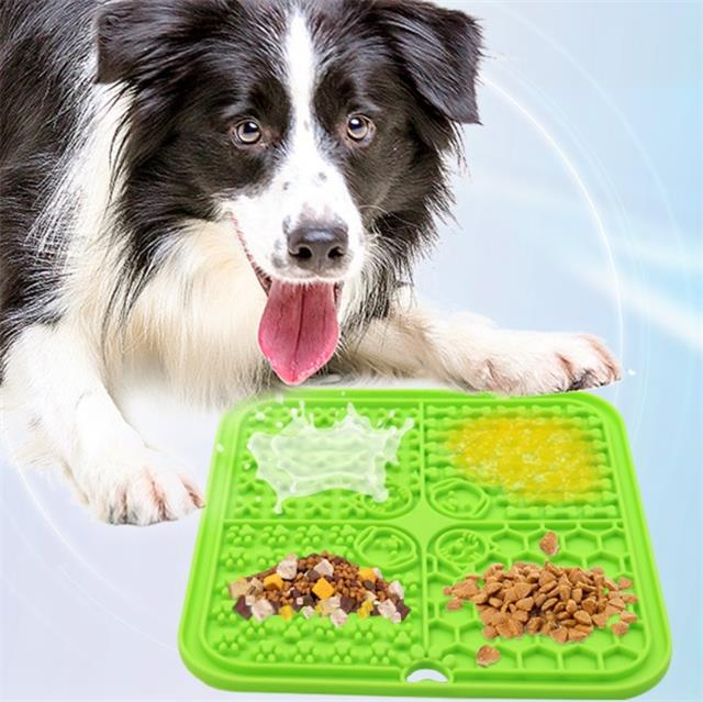 Square Suction Cup Pet Food Mat