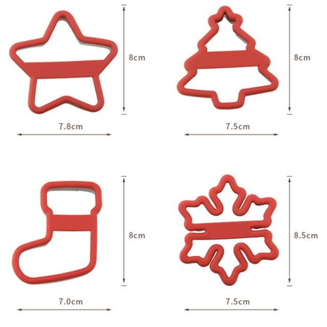 Christmas Themed Cookie Cutters 
