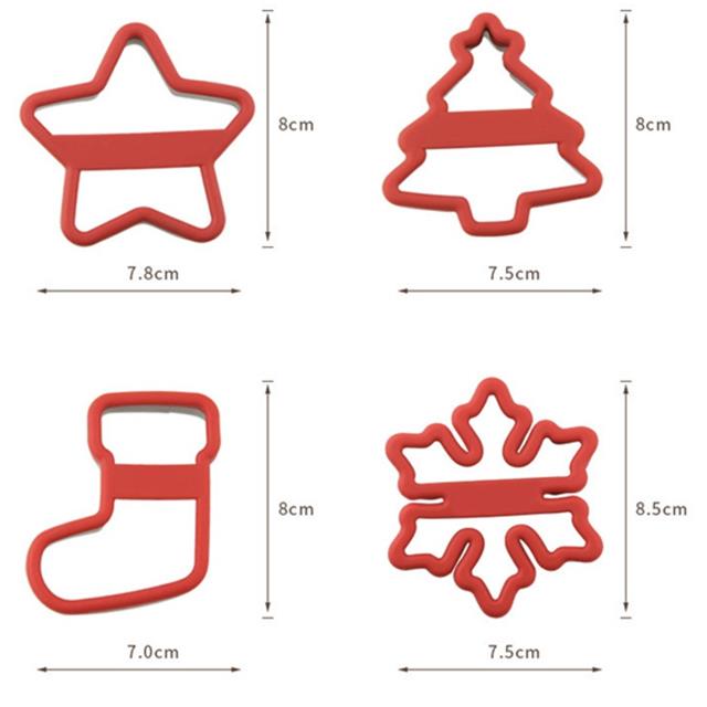 Christmas Themed Cookie Cutters 