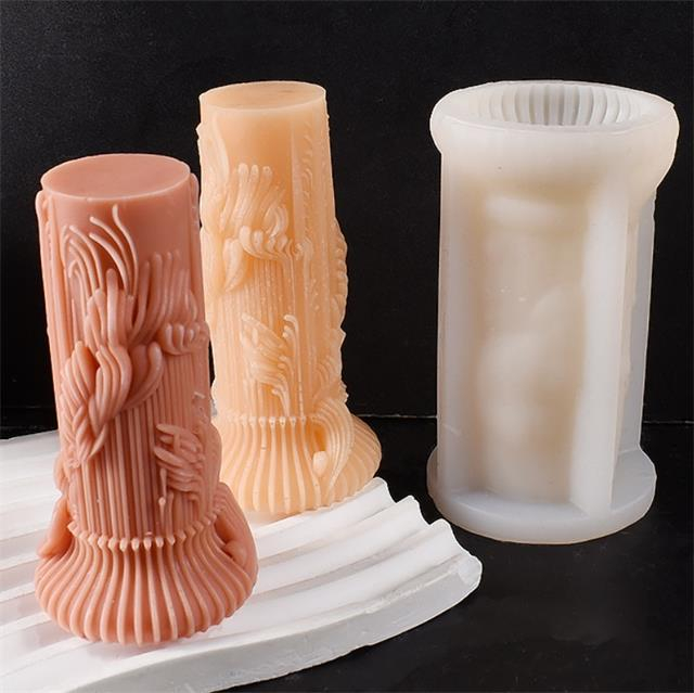 Roman Column Candle Mold