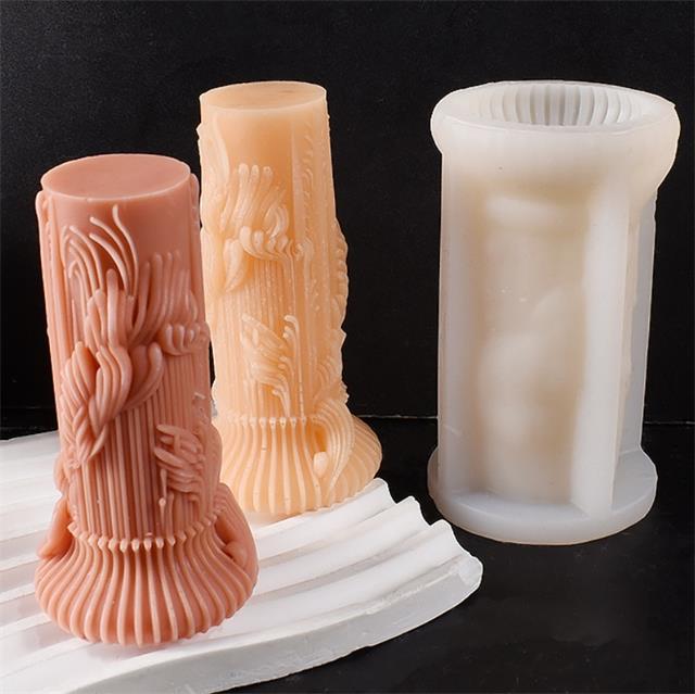 Roman Column Candle Mold