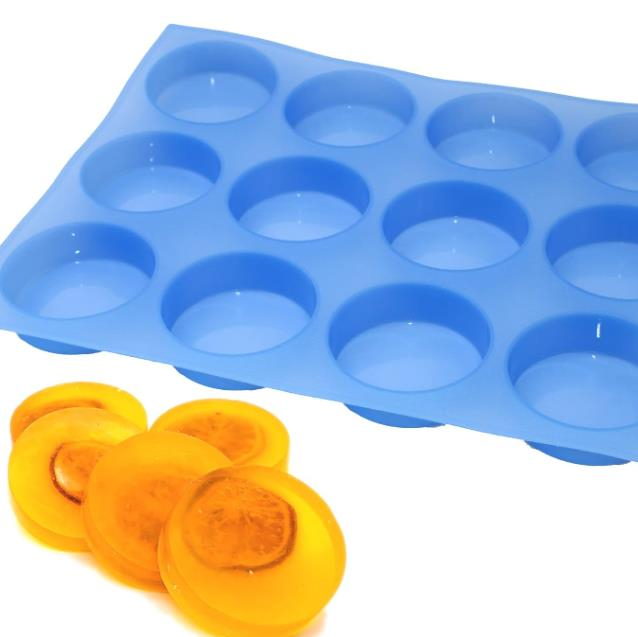 Silicone Round Handmade Soap Mold 