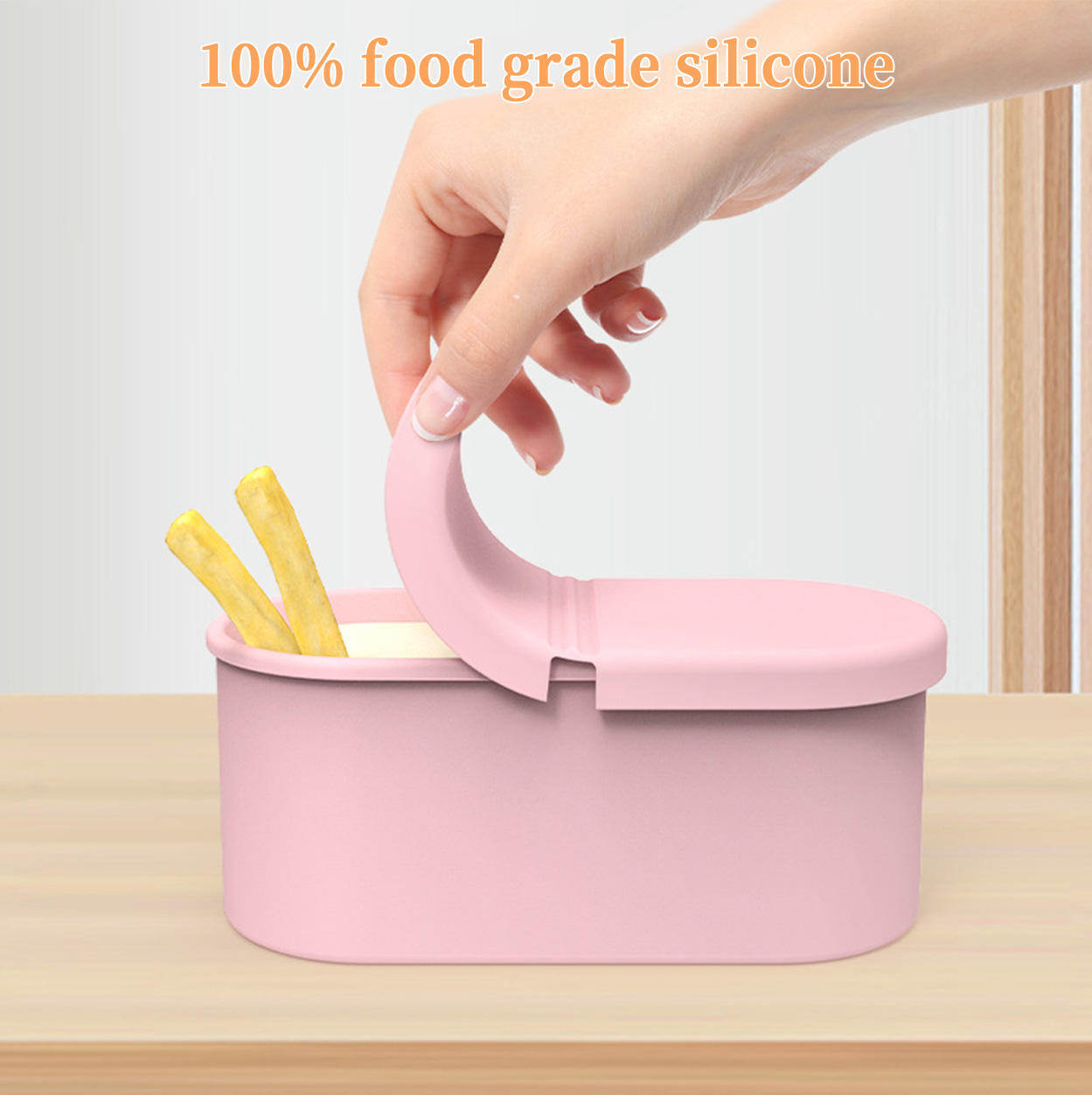 Silicone Salad Dressing Container