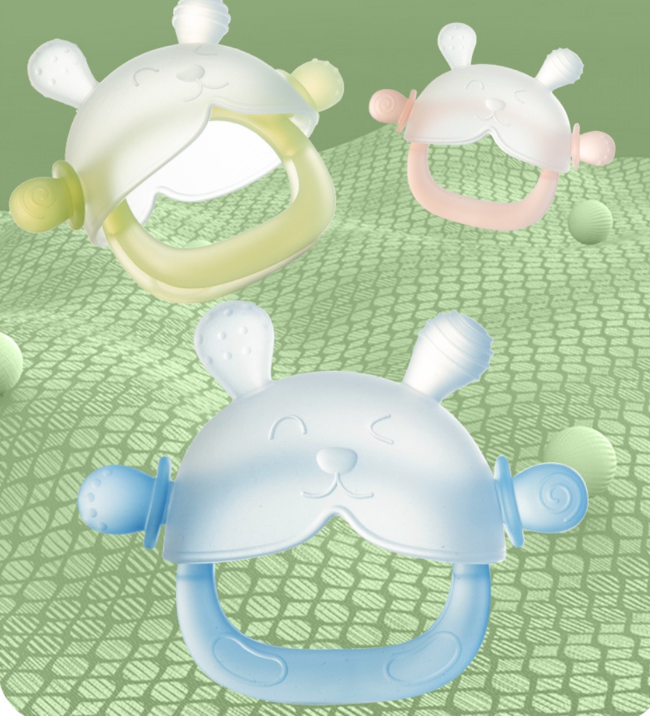Rabbit Teether Baby Teething Stick To Prevent Hand Eating