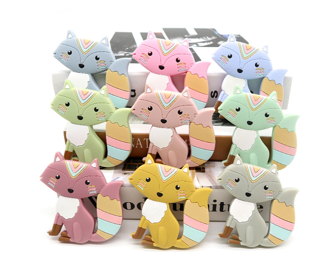 Baby Food Grade Silicone Teething Stick