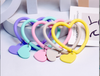 Wholesale silicone keychain wristbands, portable phone straps, silicone heart wristbands, anti-drop and anti-lost wristbands