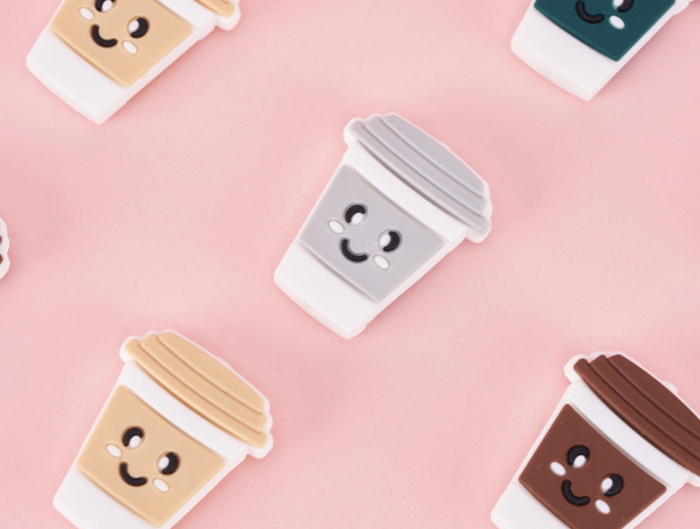 Silicone Milk Tea Cup Teether