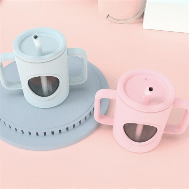 Childrens Glass with Cup Sleeve 