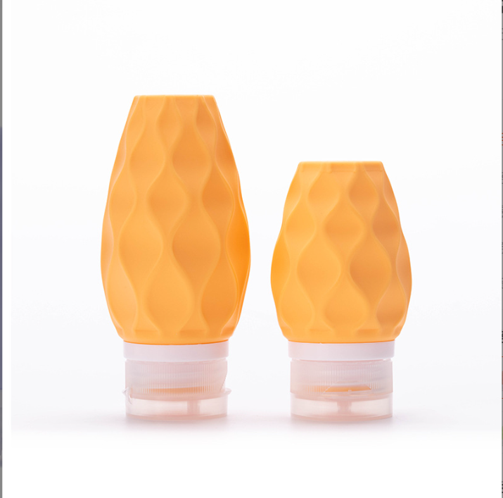 Silicone Travel Refill Bottles for Shampoo, Shower Gel, Facial Cleanser, And Hand Cream, Portable Empty Silicone Bottles.