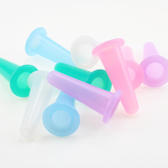Portable Home Gua Sha Soft Silicone Suction Cup, Press-Type Dampness-Removing Simple Vacuum Silicone Cupping Device