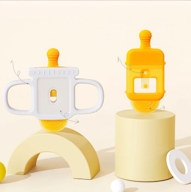 Hot-selling Cross-border Baby Teething Toy, Water-filled, Made of Full Silicone, Frozen To Help Soothe Discomfort During Teething.